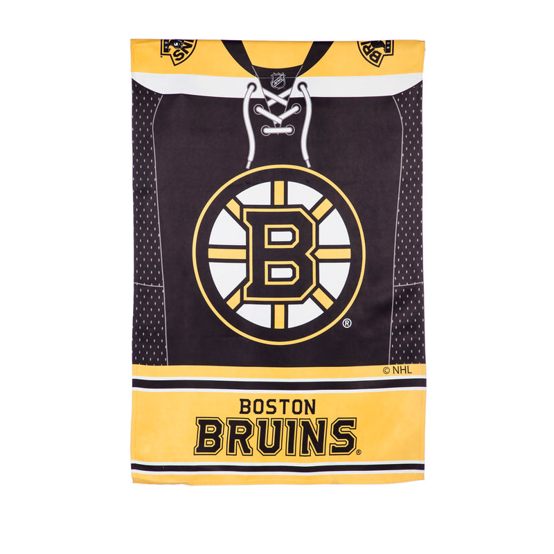 Flag, DS Suede, Foil, Reg, Jersey, Boston Bruins,13s4351blj