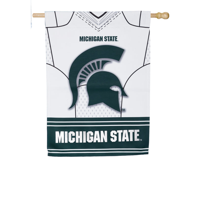 Flag, DS Suede, Foil, Reg, Jersey, Michigan State University,13s971blj