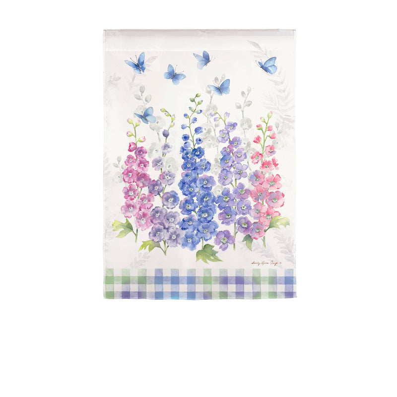 Delphiniums Garden Satin Flag,14a10305