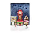 Christmas Eve Burlap Garden Flag,14b11624