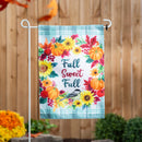 Fall Sweet Fall Burlap Garden Flag,14b11937