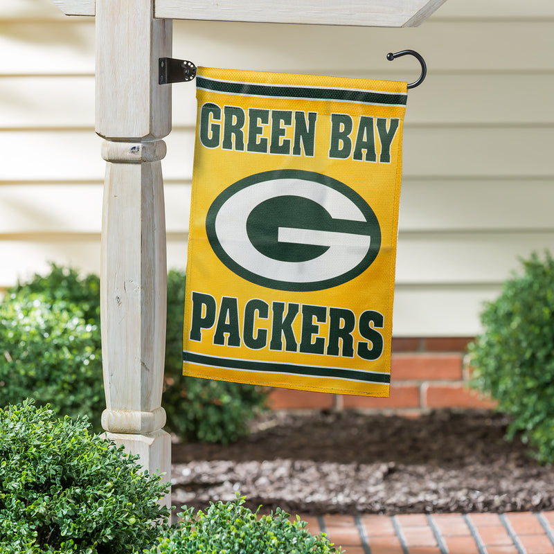 Embossed Suede Flag, GDN Size, Green Bay Packers,14es3811