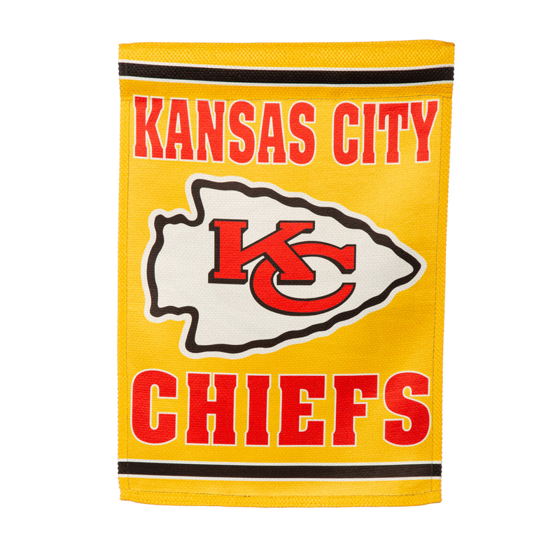 Embossed Suede Flag, GDN Size, Kansas City Chiefs,14es3815