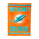 Embossed Suede Flag, GDN Size, Miami Dolphins,14es3816