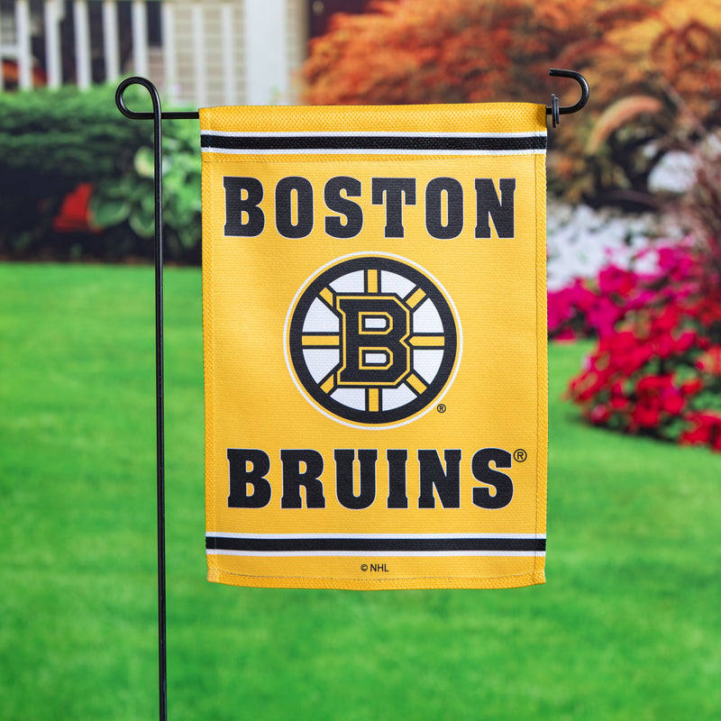 Embossed Suede Flag, GDN Size, Boston Bruins,14es4351