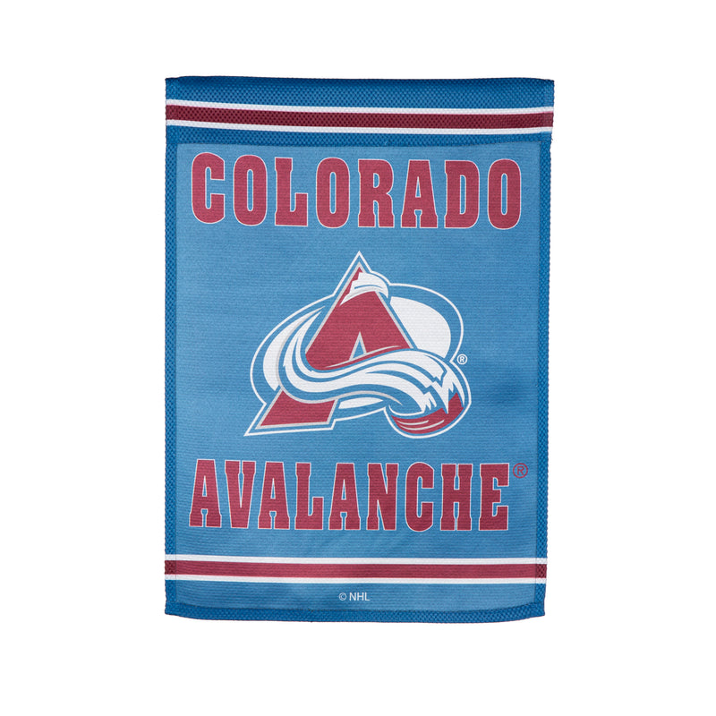 Embossed Suede Flag, GDN Size, Colorado Avalanche,14es4356