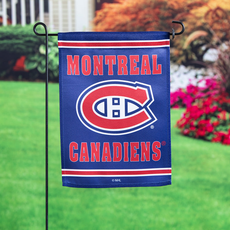 Embossed Suede Flag, GDN Size, Montreal Canadiens,14es4364