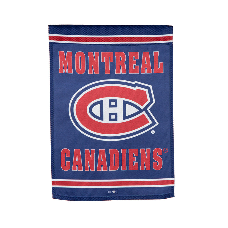 Embossed Suede Flag, GDN Size, Montreal Canadiens,14es4364