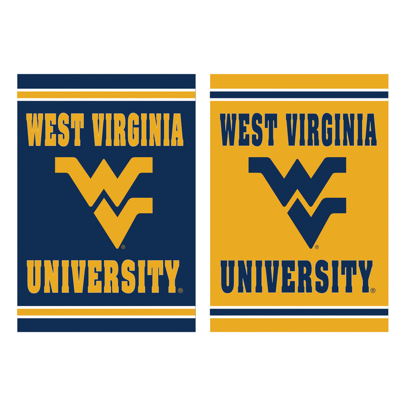 Embossed Suede Flag, GDN Size, West Virginia University,14es967