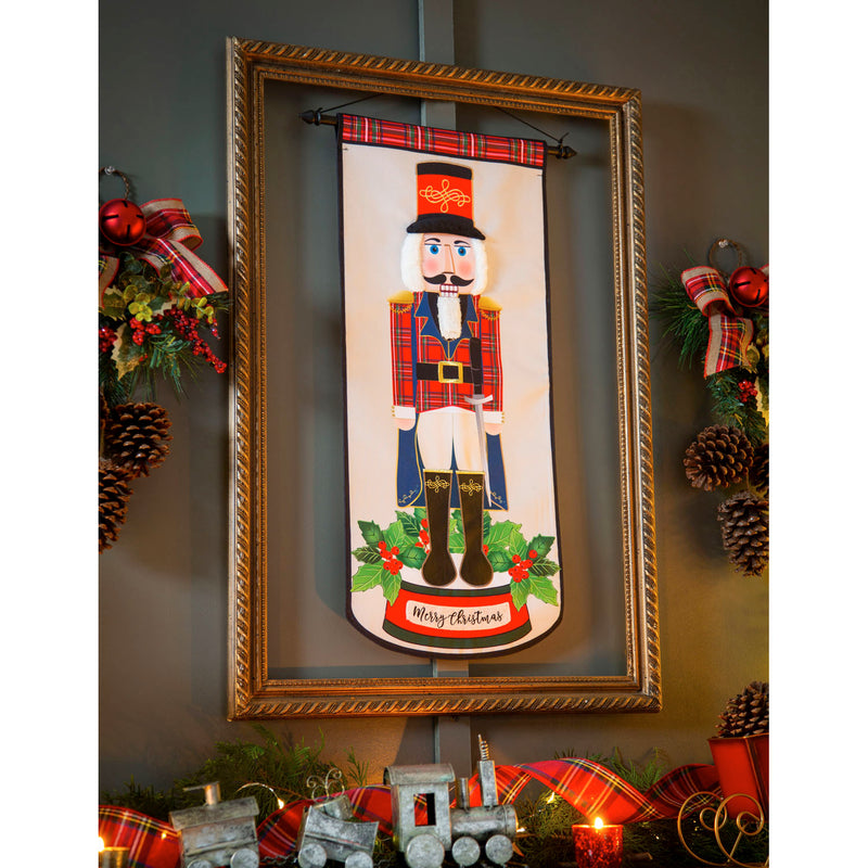 Plaid Nutcracker Everlasting Impressions Textile Decor,14l10031xl