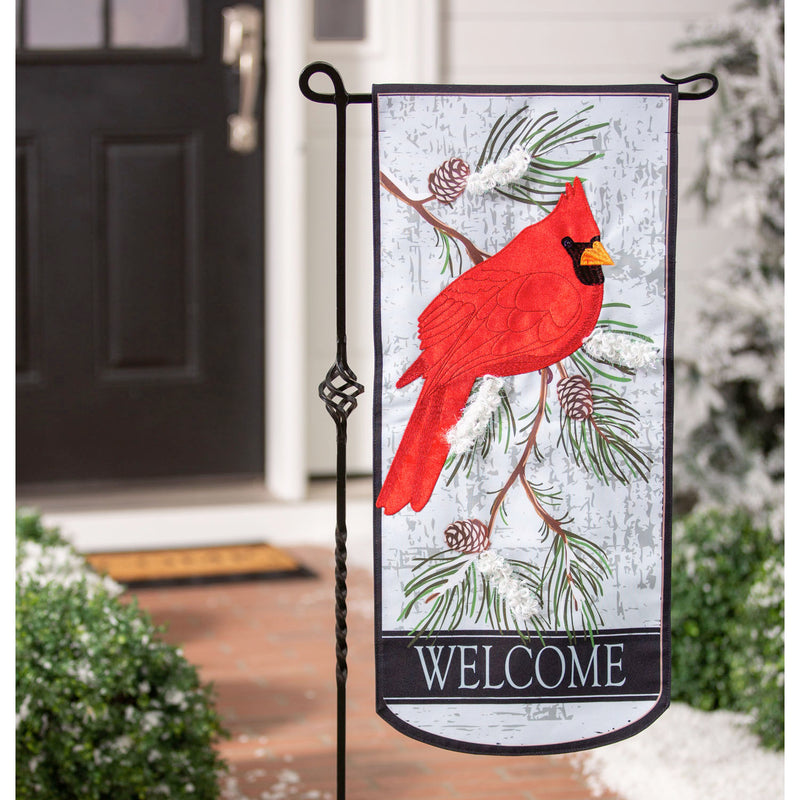 Winter Cardinal Everlasting Impressions Textile Décor,14l10032xl