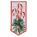 Classic Candy Cane Trio Everlasting Impressions Textile Decor,14l10554xl