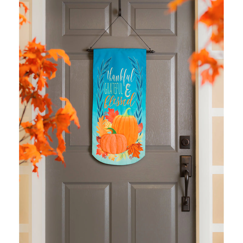 Thankful Grateful Blessed Everlasting Impressions Textile Décor,14l9220xl