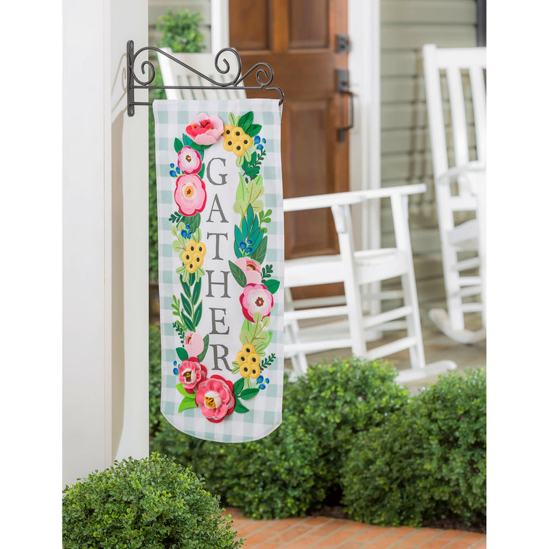 Spring Floral Gather Everlasting Impressions Textile Décor,14l9549xl