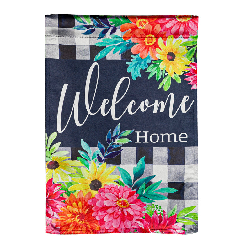 Summer Bloom Garden Lustre Flag,14lu10847