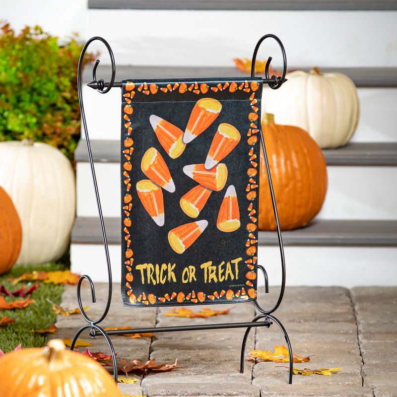 Candy Corn Greetings Garden Lustre Flag,14lu11016