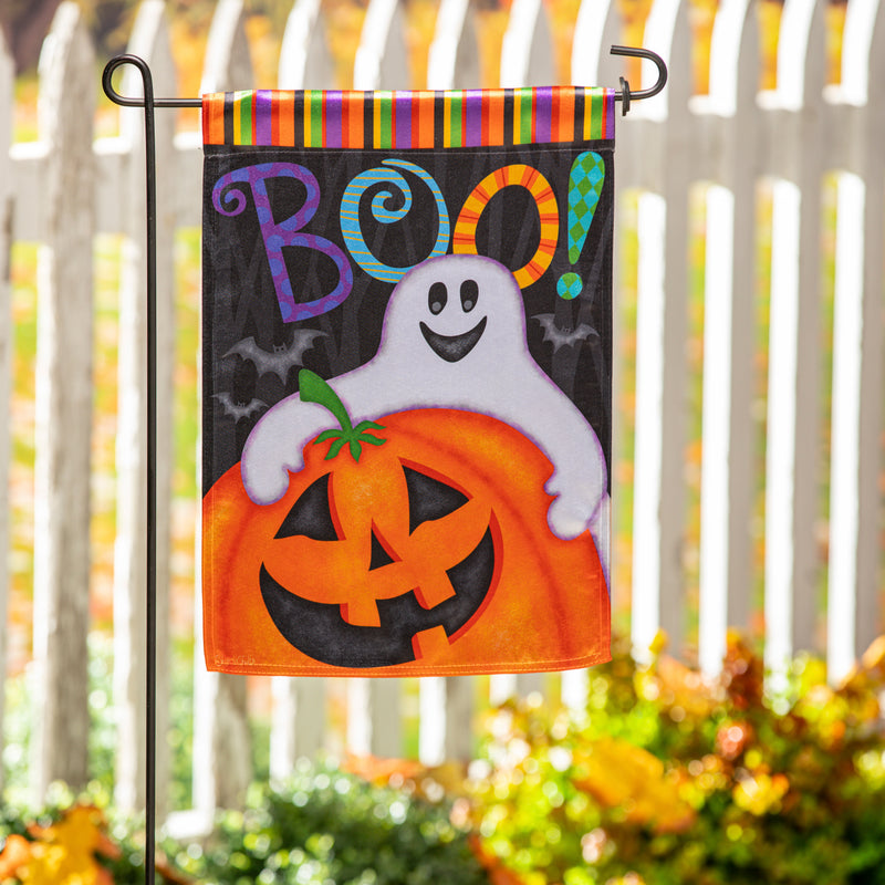 Halloween Friends Garden Lustre Flag,14lu11022