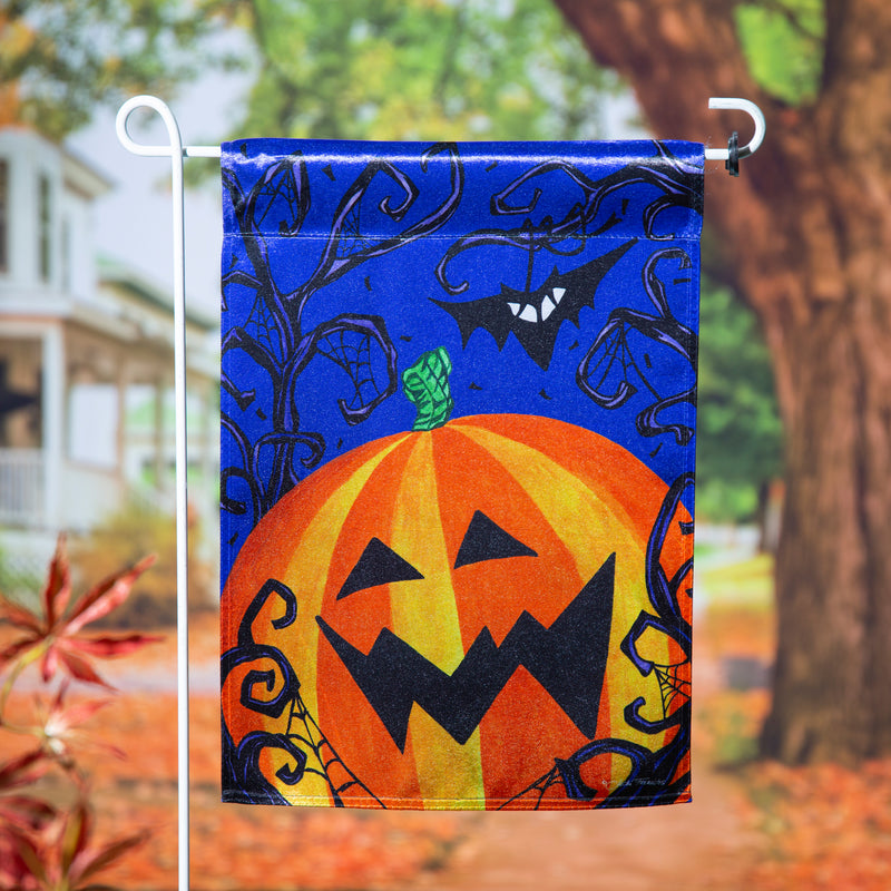 Halloween Jack O' Lantern Lustre Garden Flag,14lu11897