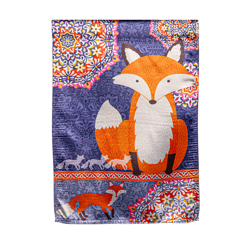 Fox in Fall Lustre Garden Flag,14lu12032