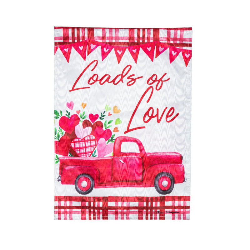 Loads of Love Moire Garden Flag,14m11289