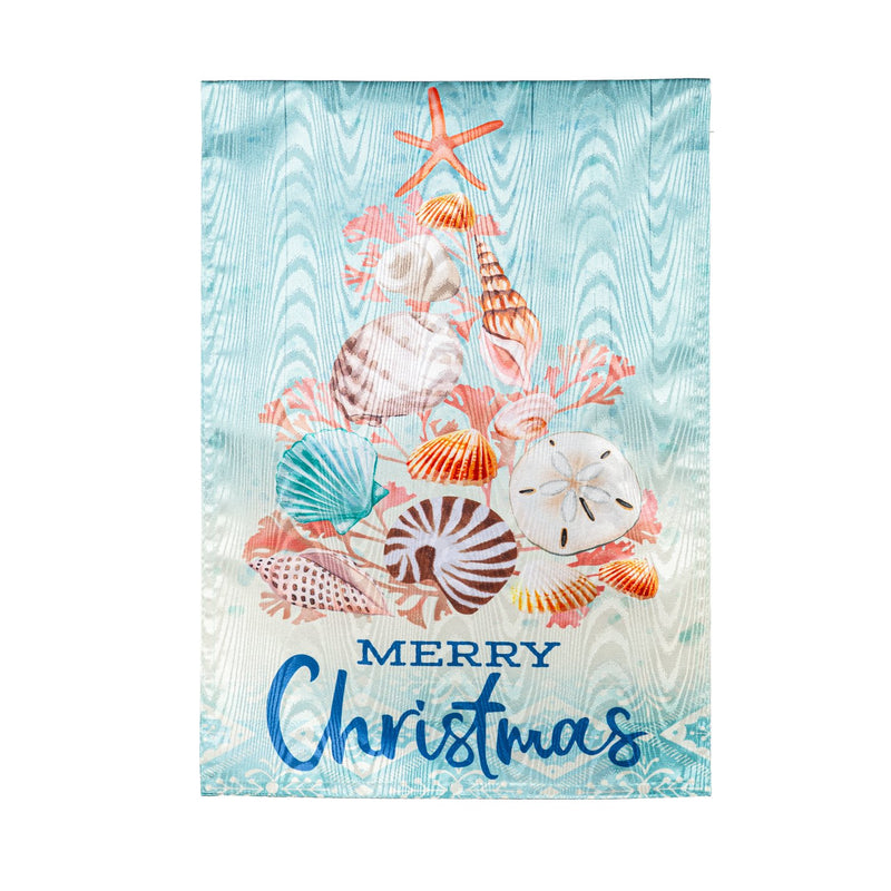 Seashell Tree Moire Garden Flag,14m11723