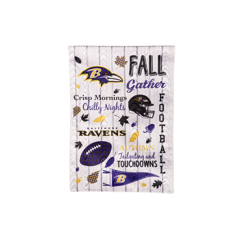 Baltimore Ravens, Moire Flag, GDN, Fall Seasonal,14m3802