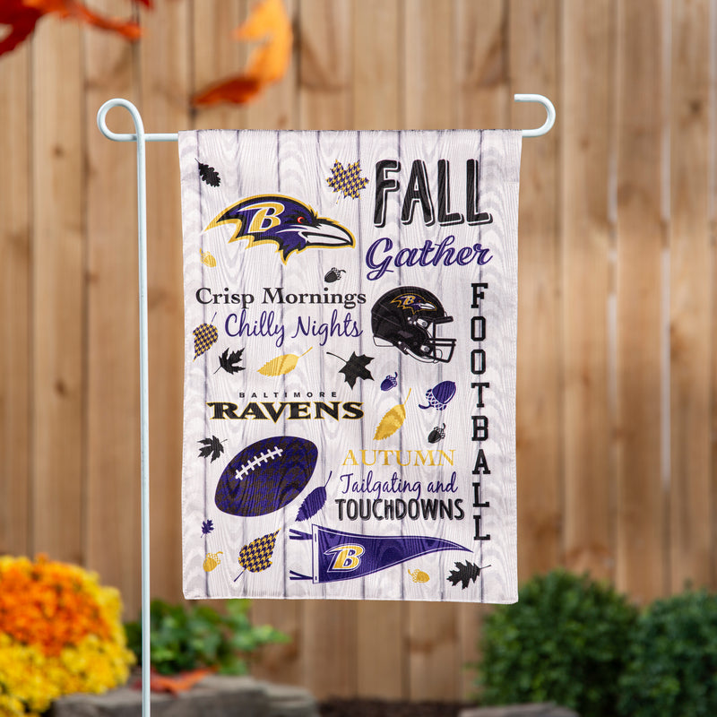 Baltimore Ravens, Moire Flag, GDN, Fall Seasonal,14m3802