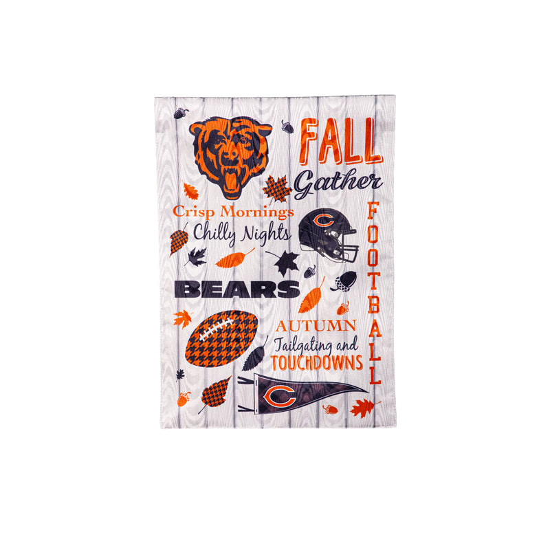 Chicago Bears, Moire Flag, GDN, Fall Seasonal,14m3805