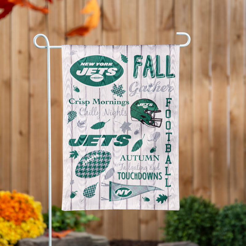 New York Jets, Moire Flag, GDN, Fall Seasonal,14m3821