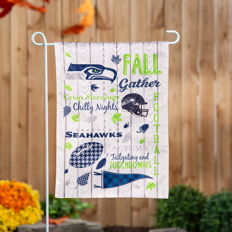 Seattle Seahawks, Moire Flag, GDN, Fall Seasonal,14m3827