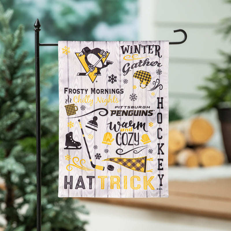 Pittsburgh Penguins, Moire Flag, GDN, Fall Seasonal,14m4372