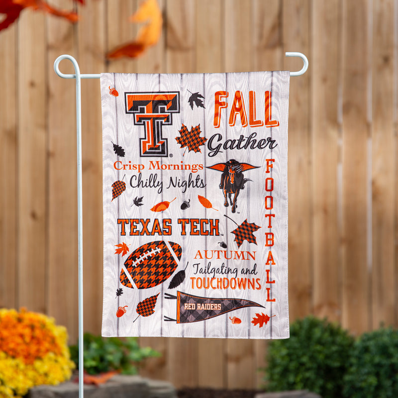 Texas Tech University, Moire Flag, GDN, Fall Seasonal,14m963