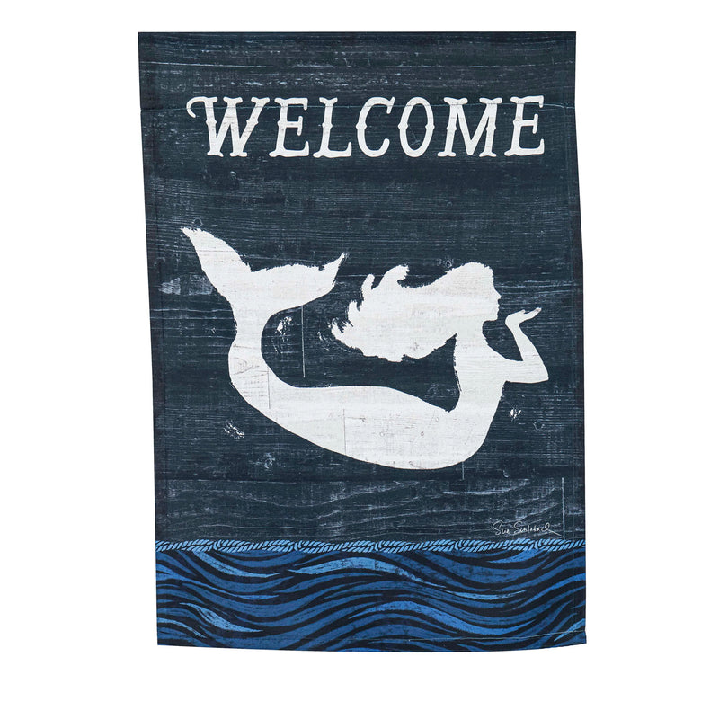 Driftwood Coast Garden Suede Flag,14s10242