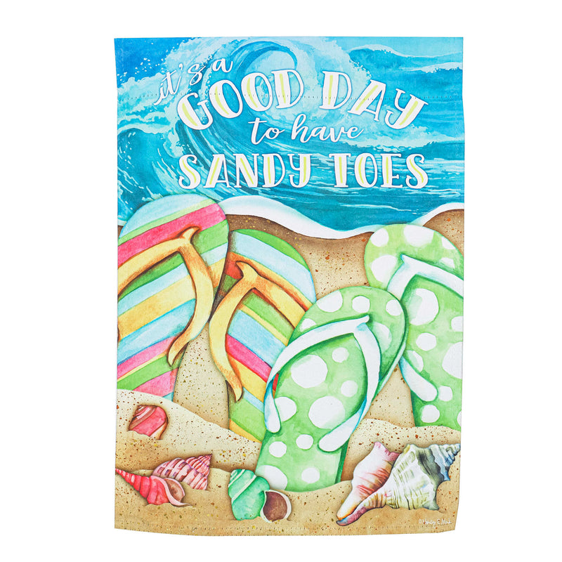 Sandy Toes Garden Suede Flag,14s10243