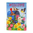 Mailbox Bouquet Garden Suede Flag,14s10731