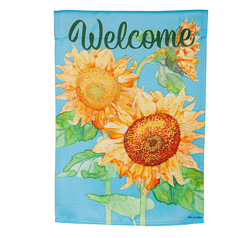 Sunflowers Suede Garden Flag,14s11257