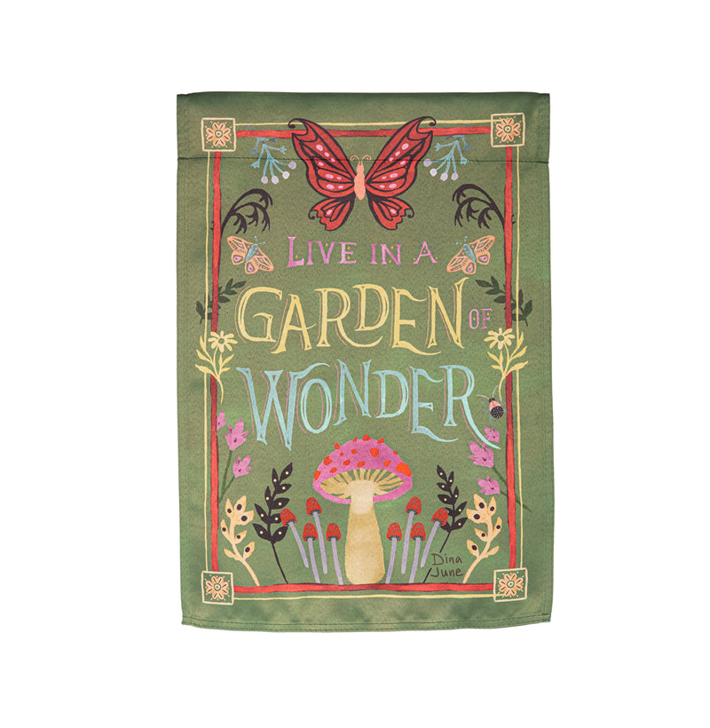 Garden of Wonder Suede Garden Flag,14s11877