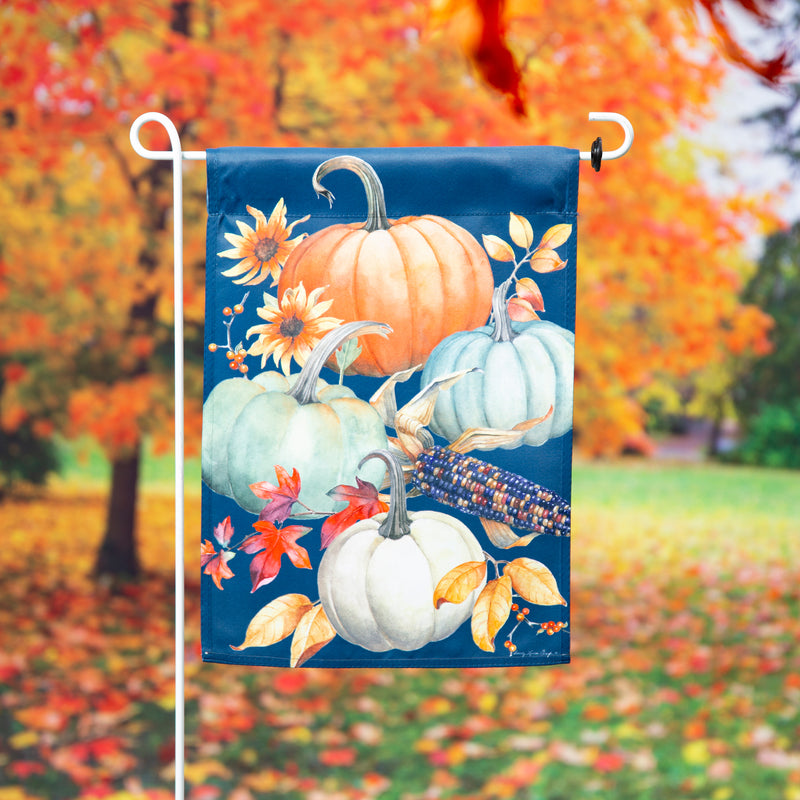 All Things Pumpkins Suede Garden Flag,14s11933