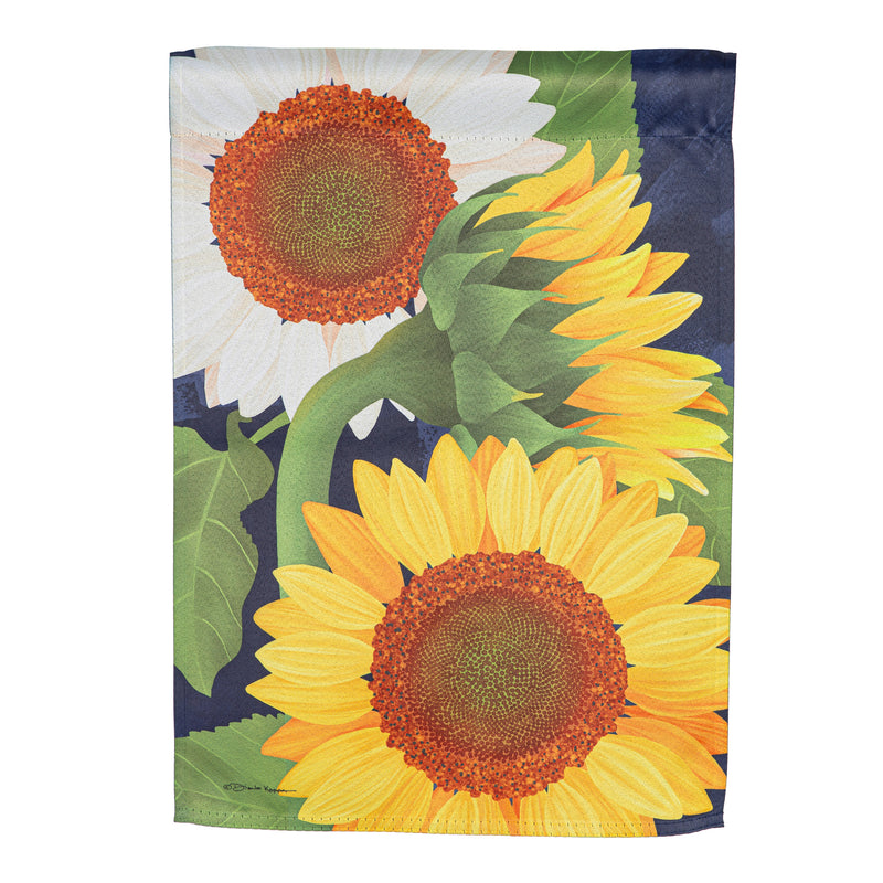 Sunflowers Suede Garden Flag,14s11994