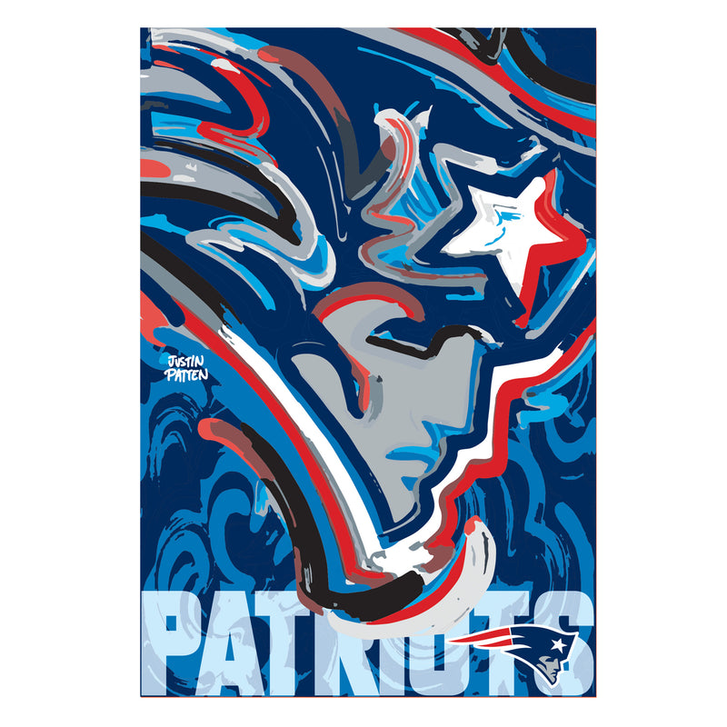 New England Patriots, Suede GDN, Justin Patten Logo,14s3818jpal