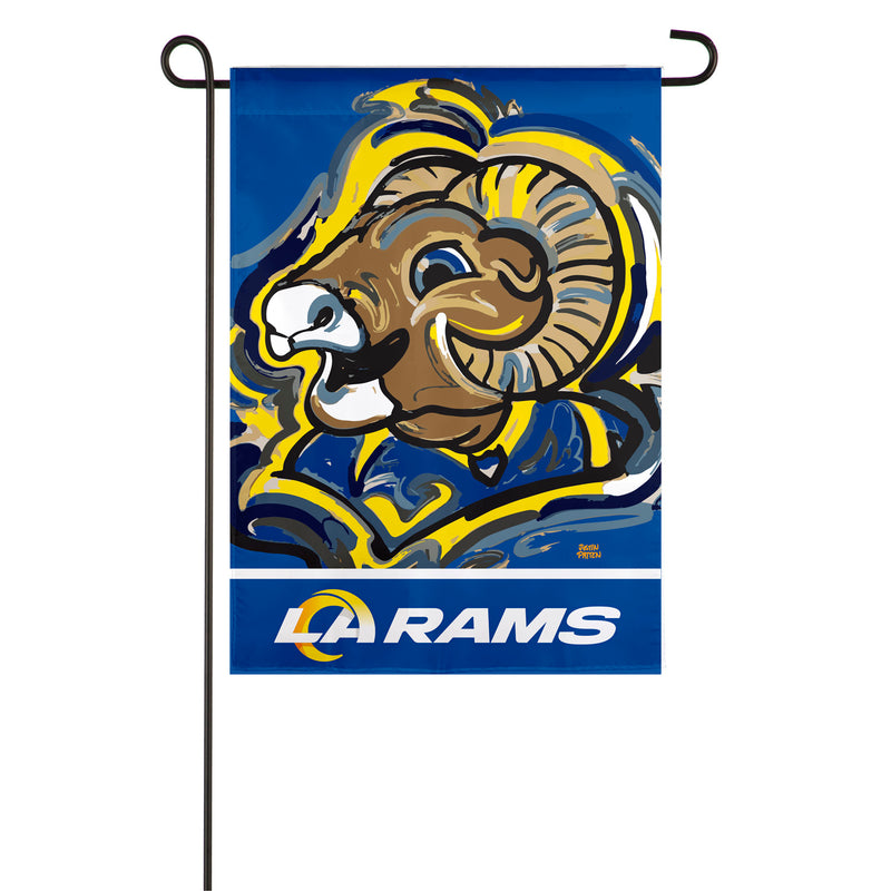 Los Angeles Rams, Suede GDN Justin Patten,14s3828jpab