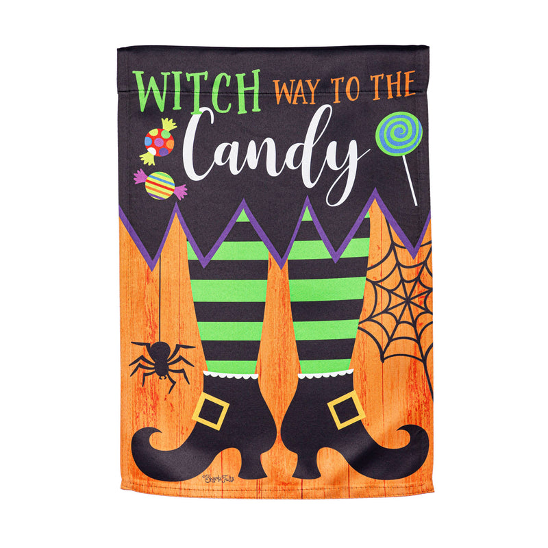 Witch Way Garden Suede Flag,14s9999