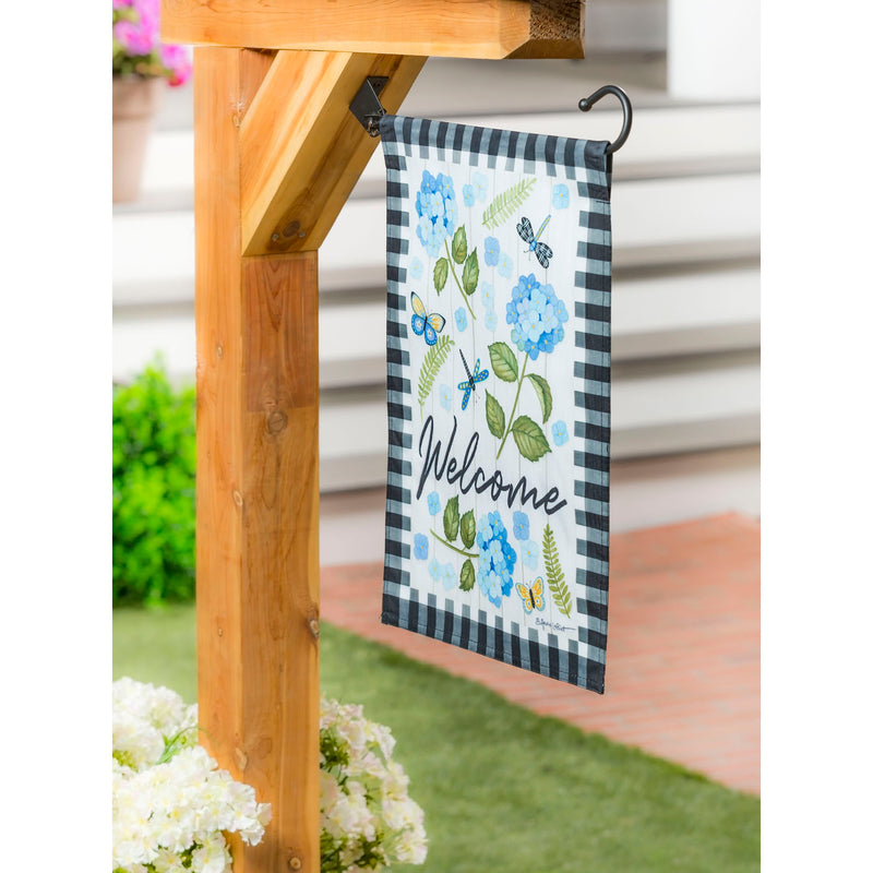 Dragonfly Welcome Garden Strie Flag,14t10263