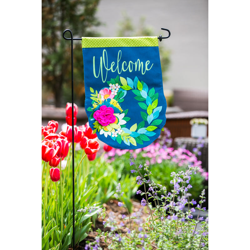 Flower Garden Garden Burlap Flag,14b8388