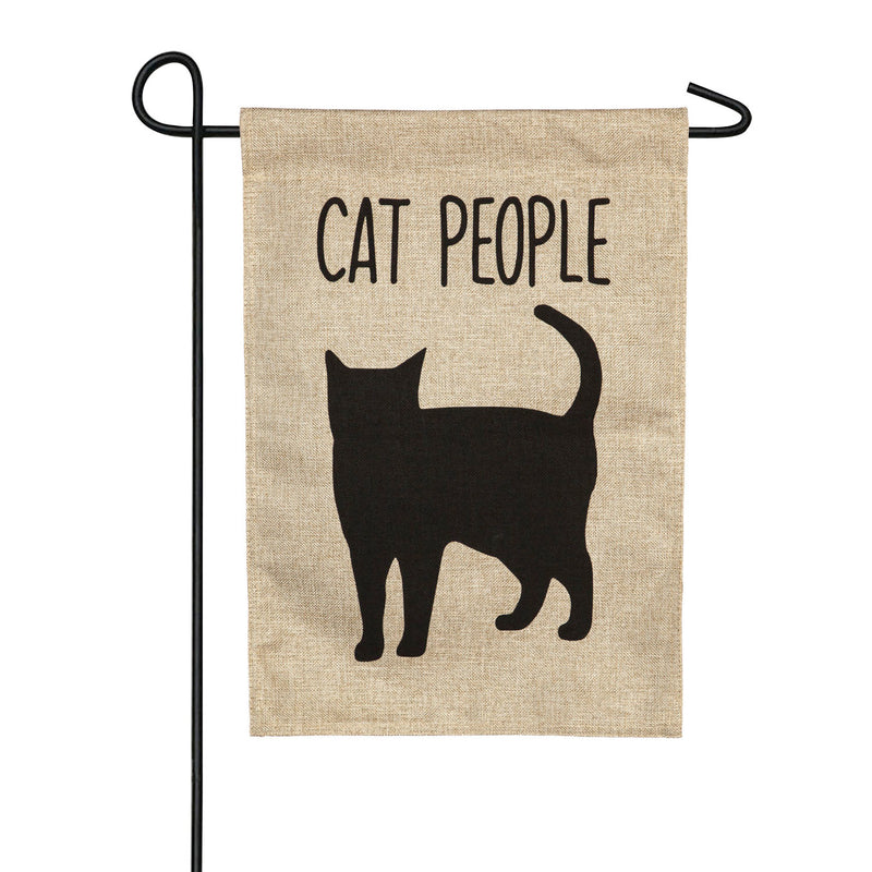 Cat People Garden Burlap Flag,14b9059