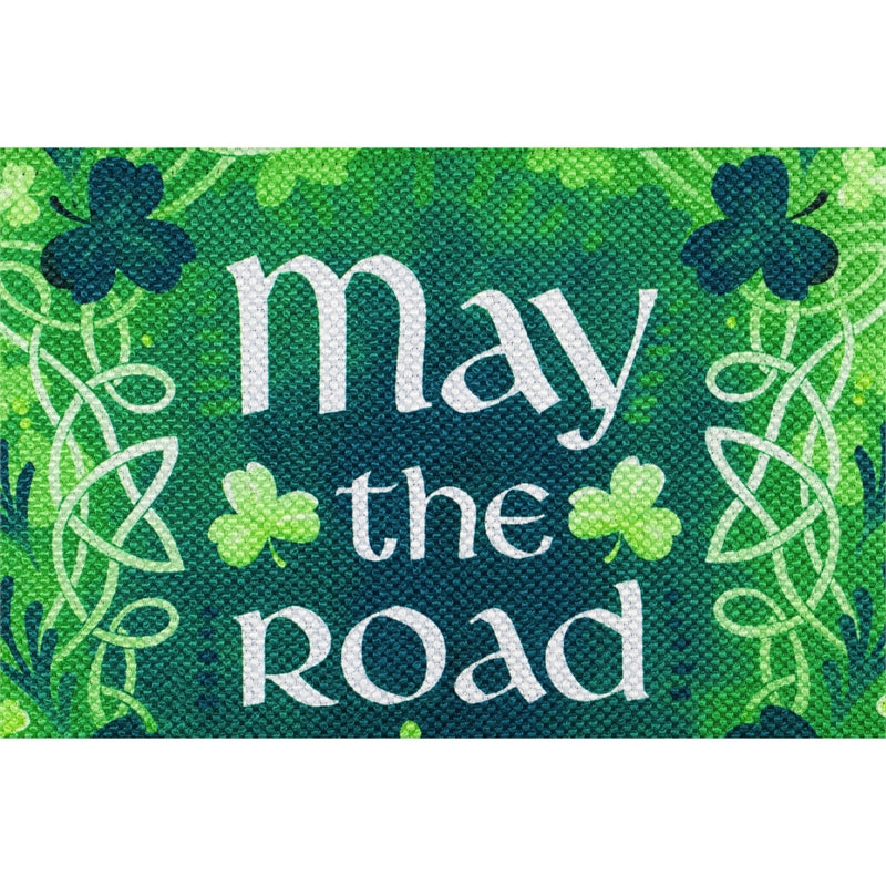 May the Road Rise to Meet You Garden Textured Suede Flag,14es8881