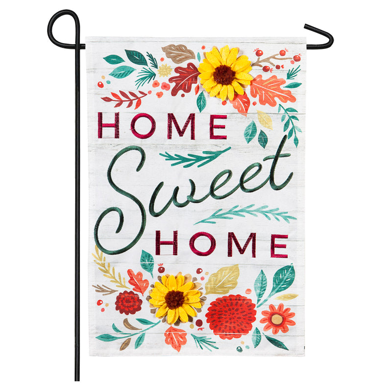 Home Sweet Home Garden Linen Flag,14l8730