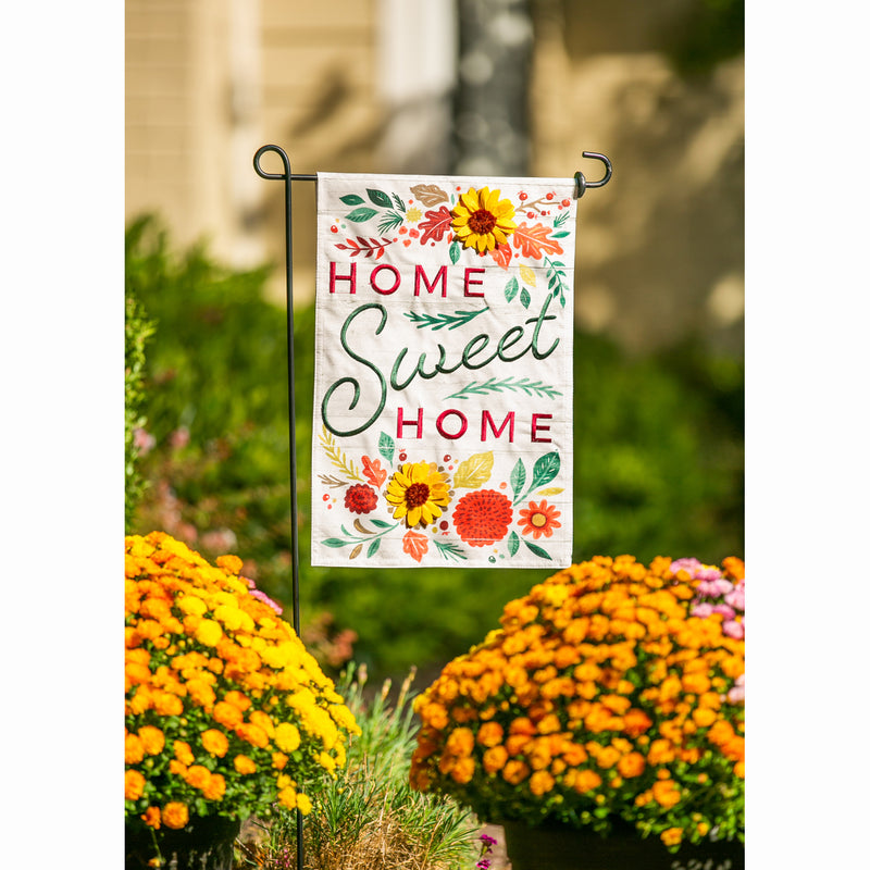 Home Sweet Home Garden Linen Flag,14l8730