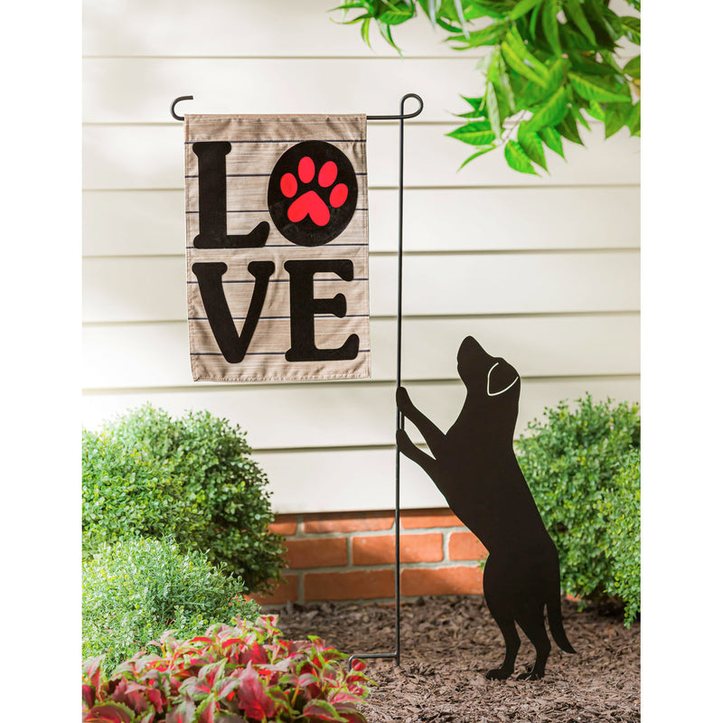 Pet LOVE Garden Linen Flag,14l9532bl