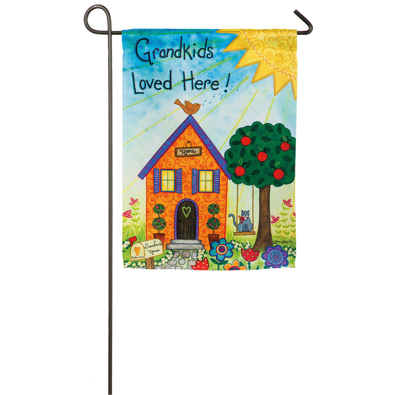 Grandkids Loved Here Garden Suede Flag,14s2499